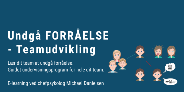 Forråelse – for team